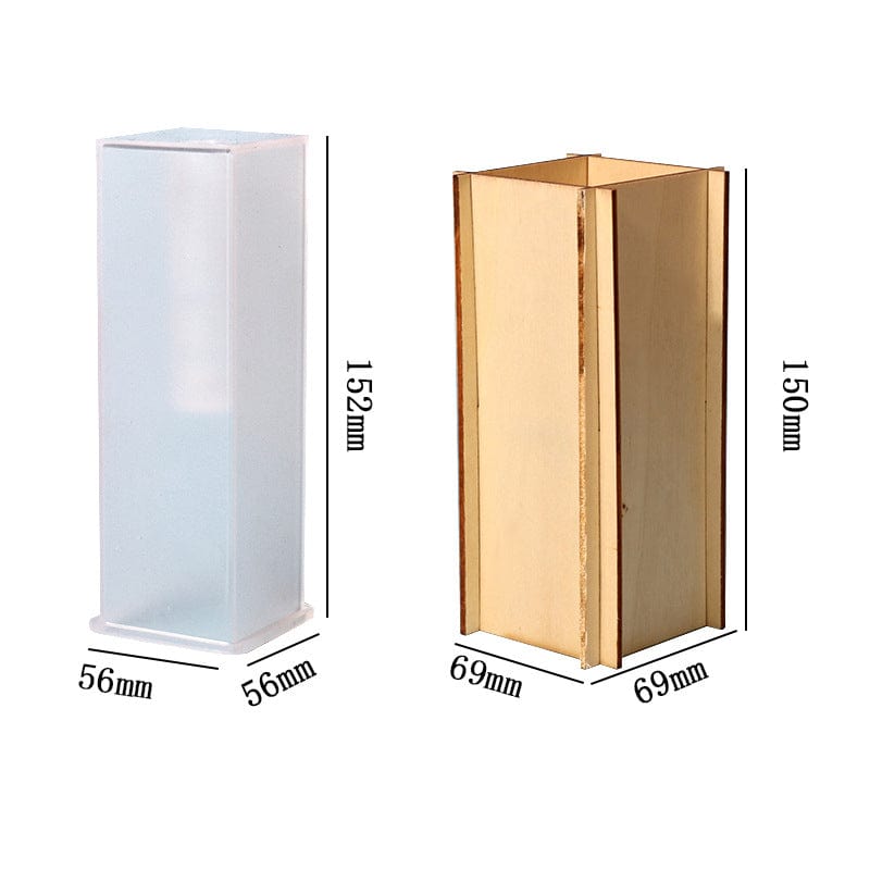 My Store Silicon Mould Square Planter & Flower Vase Mould