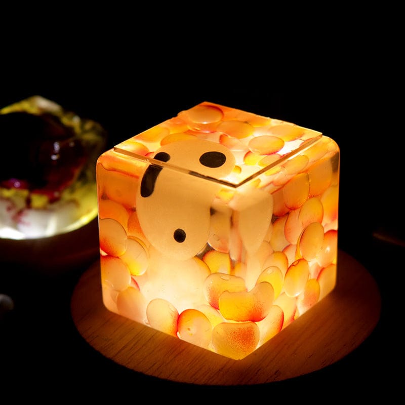 My Store Silicon Mould 9.5 Cm Cube Shaped Paper Weight Mould