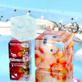 My Store Silicon Mould 10.6 Cm Cube Shaped Paper Weight Mould