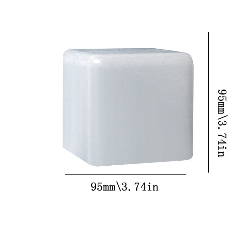 My Store Silicon Mould 9.5 Cm Cube Shaped Paper Weight Mould