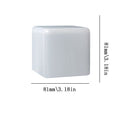 My Store Silicon Mould 8.1 Cm Cube Shaped Paper Weight Mould