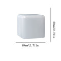 My Store Silicon Mould 6.9 Cm Cube Shaped Paper Weight Mould
