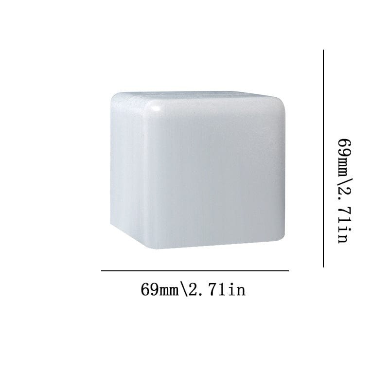 My Store Silicon Mould 6.9 Cm Cube Shaped Paper Weight Mould
