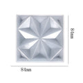 My Store Silicon Mould Square With 3D 8 Corner Star Coaster Mould