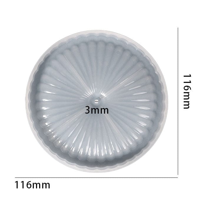 My Store Silicon Mould Big Round Incense Stick (Agarbathi) Stand Mould