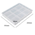 My Store Silicon Mould Rectangle Chess Board Texture Trinklet Tray Mould