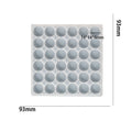 My Store Silicon Mould 36 Cavity Round Mosaic Mould For Recasting & Lippan Art