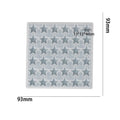 My Store Silicon Mould 36 Cavity Star Mosaic Mould For Recasting & Lippan Art
