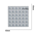 My Store Silicon Mould 36 Cavity Round Dome Shaped Mosaic Mould For Recasting & Lippan Art