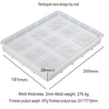 My Store Silicon Mould Rectangle Wave Design Storage Tray Mould