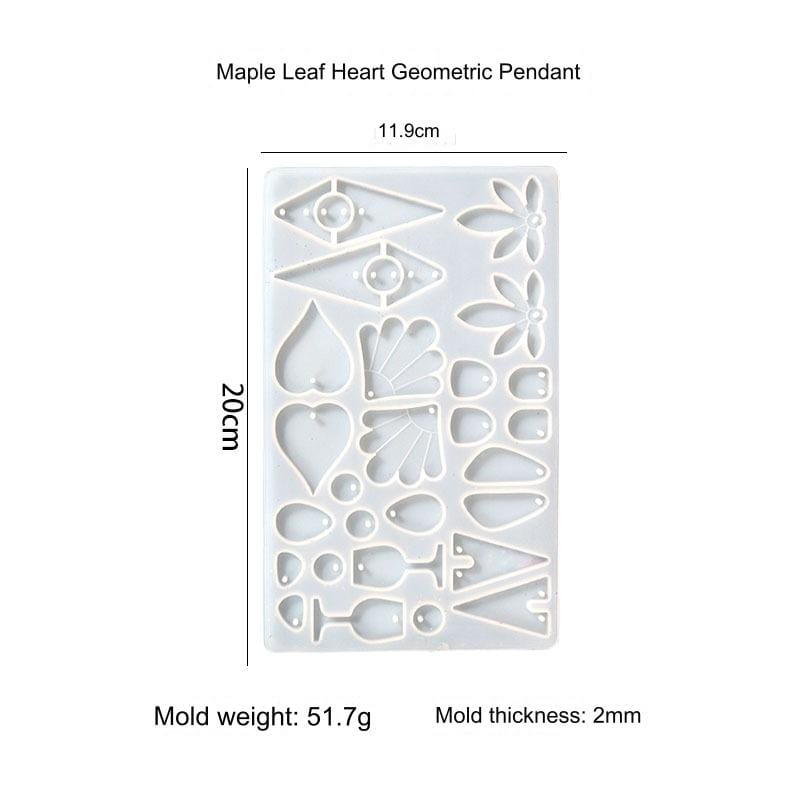 My Store Silicon Mould 30 Cavity Jewellery & Keychain Mould