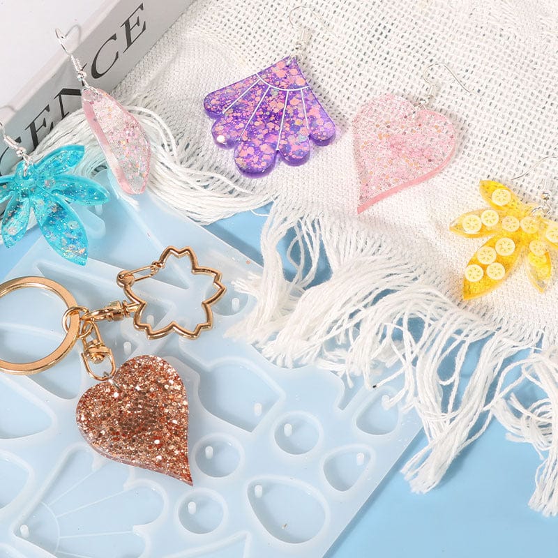 My Store Silicon Mould 30 Cavity Jewellery & Keychain Mould