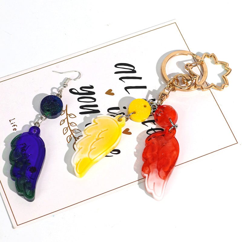 My Store Silicon Mould 16 Cavity Butterfly Keychain & Pendant Mould