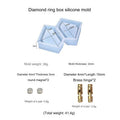 My Store Silicon Mould Diamond Shape Storage Box Mould