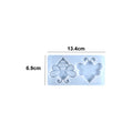 My Store Silicon Mould 2 Cavity Honeybee Keychain ,Pendant & Clip Mould
