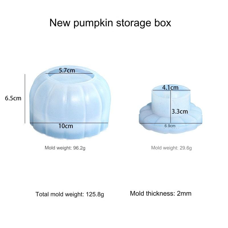 My Store Silicon Mould Pumkin Storage Box Mould