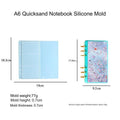 My Store Silicon Mould 2 Cavity A6 Notebook Shakers Mould