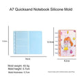 My Store Silicon Mould 2 Cavity A7 Notebook Shakers Mould