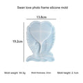 My Store Silicon Mould Swan Love Photo Frame Mould