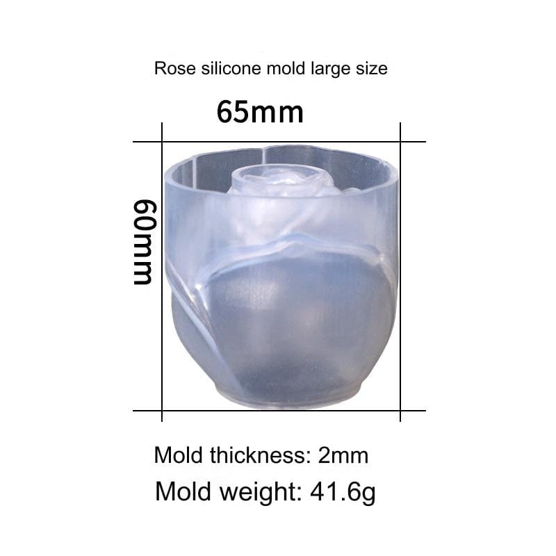 My Store Silicon Mould Rose Candle Mould