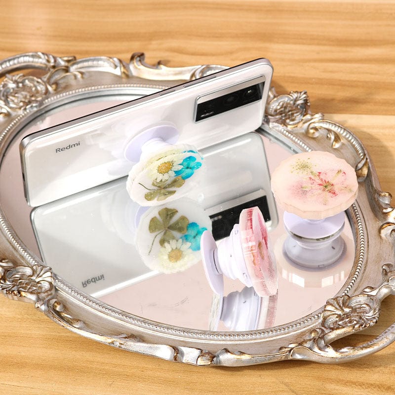 My Store Silicon Mould 15 Cavity Round Agate Pop Socket Mould