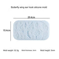 My Store Silicon Mould 17 Cavity Butterfly Wing Earing & Pendant Mould