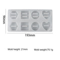 My Store Silicon Mould 8 Cavity Ring Holder Mould