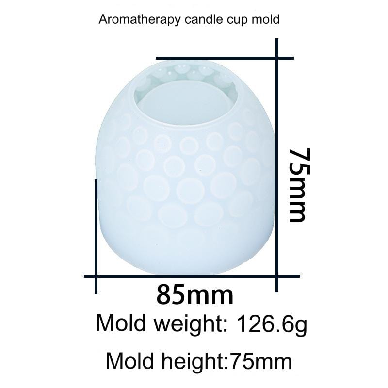 My Store Silicon Mould Aroma Therapy Tea Light Candle Cup Mould