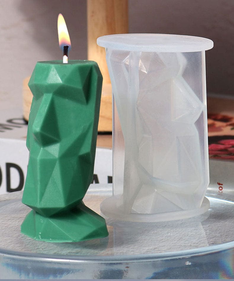 My Store Silicon Mould Abstract Human Face Candle Mould