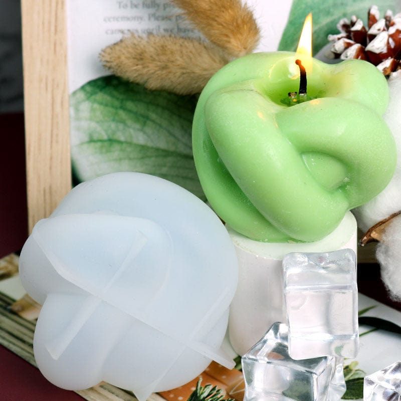My Store Silicon Mould Twisted Rope Candle Ornament Mould