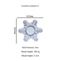 My Store Snowflakes Tea Light Holder 01