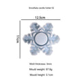 My Store Snowflakes Tea Light Holder 02