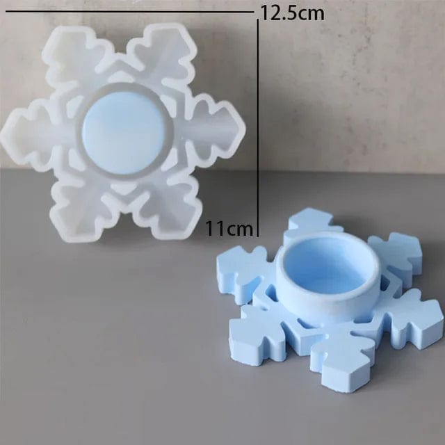 My Store Snowflakes Tea Light Holder 02