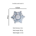 My Store Snowflakes Tea Light Holder 03