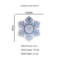 My Store Snowflakes Tea Light Holder 04