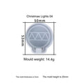 My Store Silicon Mould Christmas Bomb For Hanging Light & Decoration Mould