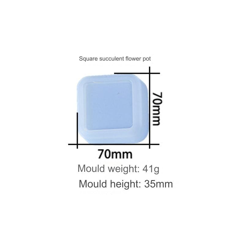 My Store Silicon Mould Square Bowl Katori Mould
