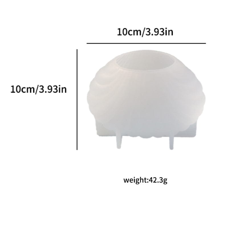 My Store Silicon Mould Big Sea Shell Candle Mould