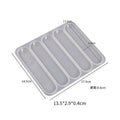 My Store Silicon Mould 5 Cavity Oval BookMark Mould