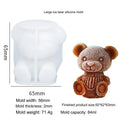 My Store Silicon Mould Big Sitting Ice Bear Candle Mould