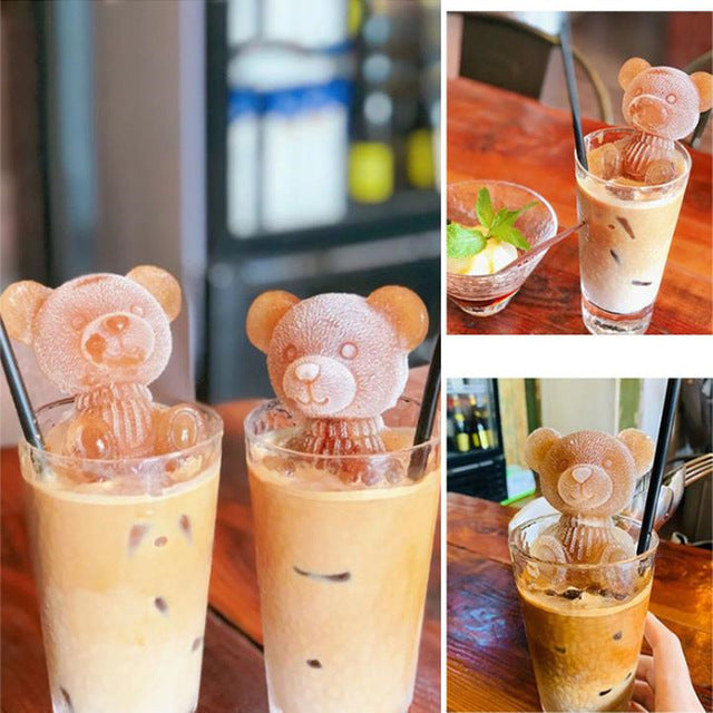 My Store Silicon Mould Big Sitting Ice Bear Candle Mould