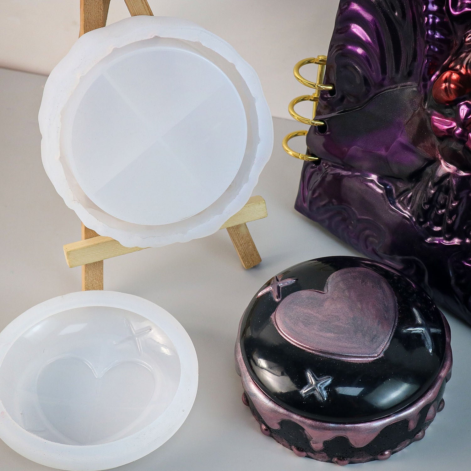 My Store Silicon Mould Love Cake Storage Box Mould