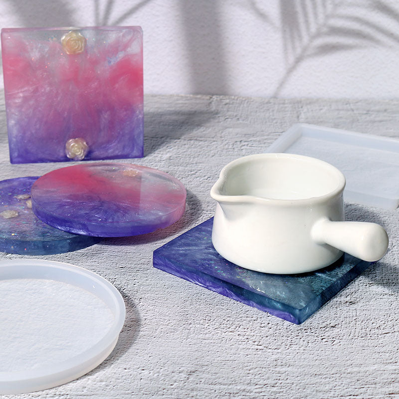 My Store Silicon Mould 4" Square 24mm Deep Coaster Mould