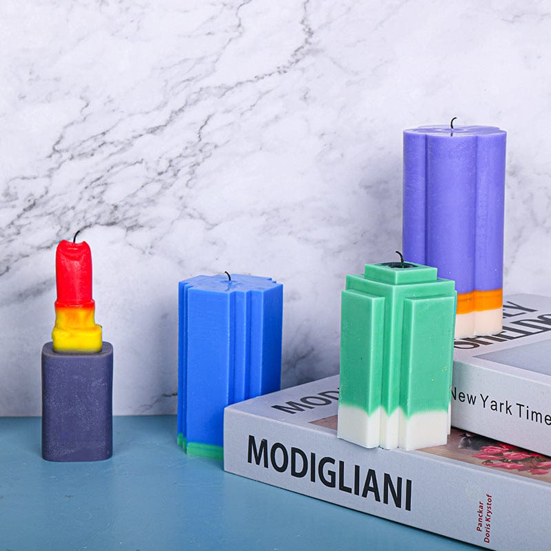 My Store Silicon Mould Flower Tower Candle Mould
