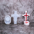 My Store Silicon Mould Holy Cross Tea-light Holder Mould