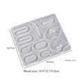 My Store Silicon Mould 10 Cavity Keychain And Jewellery Mould