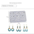 My Store Silicon Mould 12 Cavity Keychain and Jewellery Mould