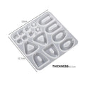 My Store Silicon Mould 16 Cavity Keychain and Jewellery Mould