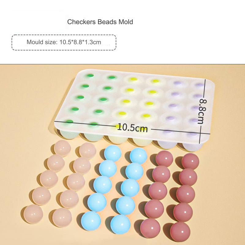 My Store Silicon Mould 30 Cavity Beads Mould