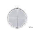 My Store Silicon Mould Small Round Wave Pointed Border Tray Mould